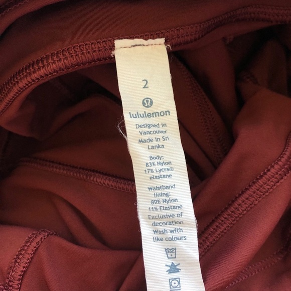 Lululemon Final Lap Crop 23” Savannah Nulux 2 - Picture 7 of 9